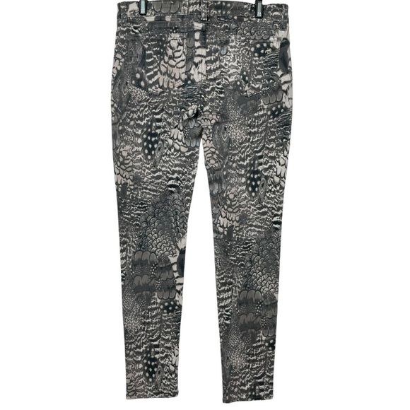 Rag & Bone Feather Print Legging Skinny Jeans Size 27 - Picture 2 of 8